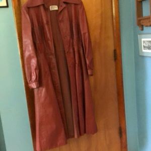 Vintage leather coat